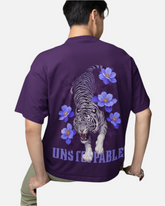 Unstoppable Purple Oversized T-shirt