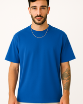 Everyday Oversized Tee- Royal Blue