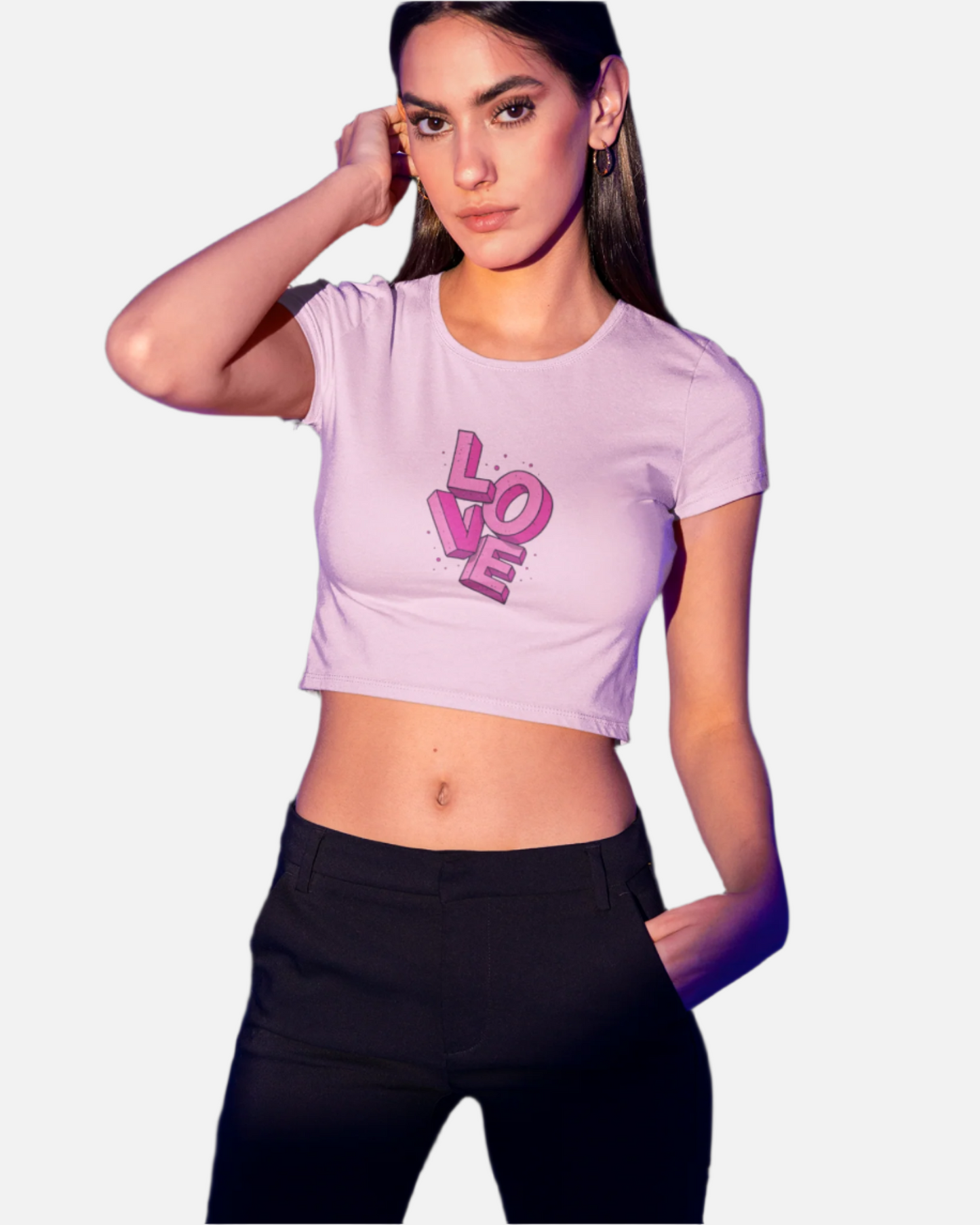 Love Crop Top