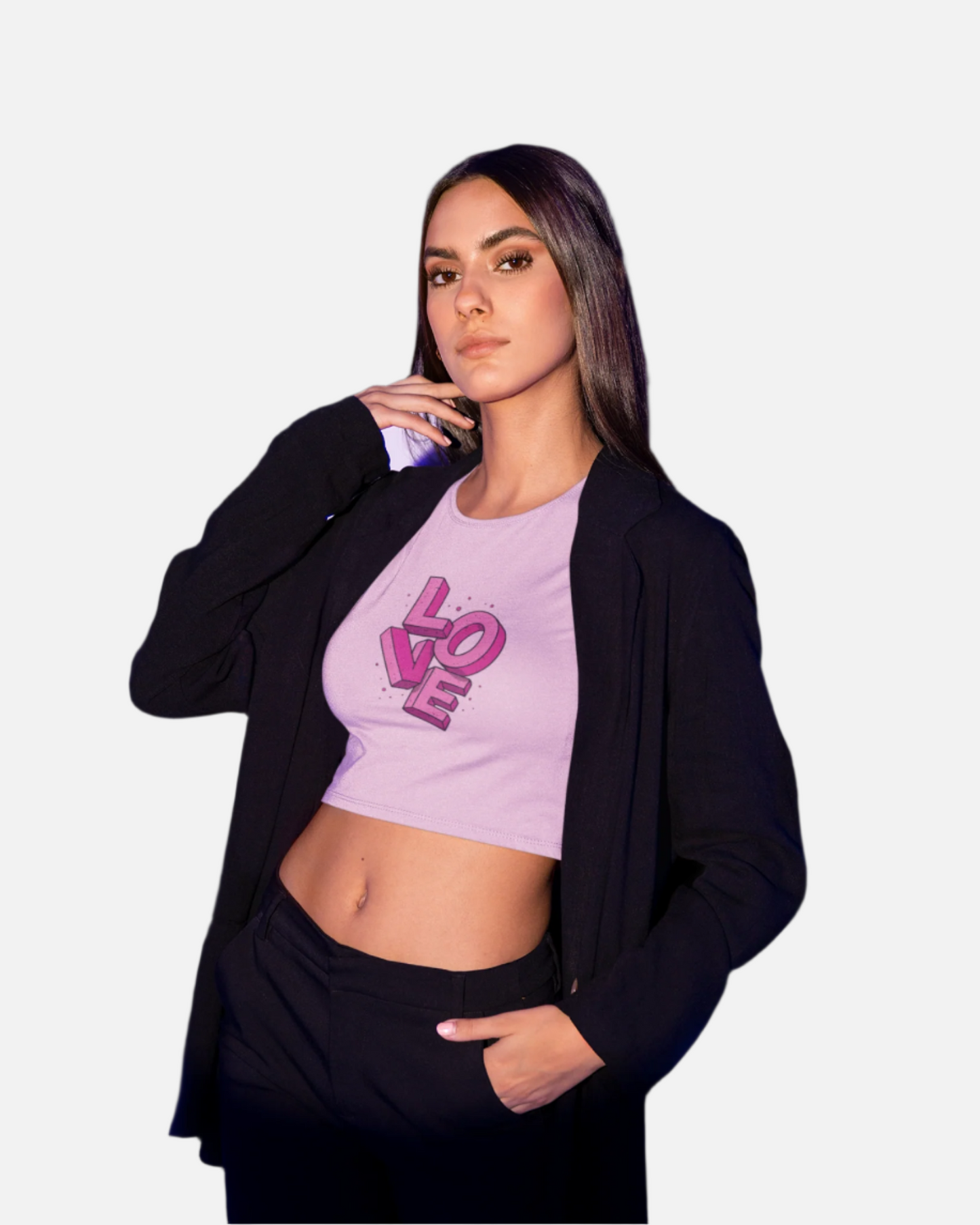 Love Crop Top