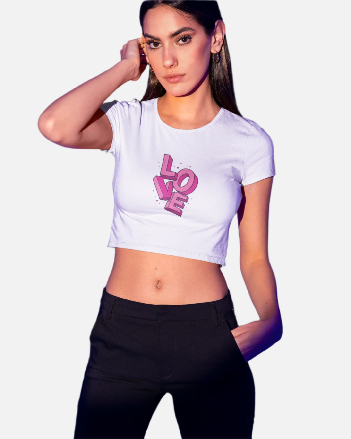 Love Crop Top