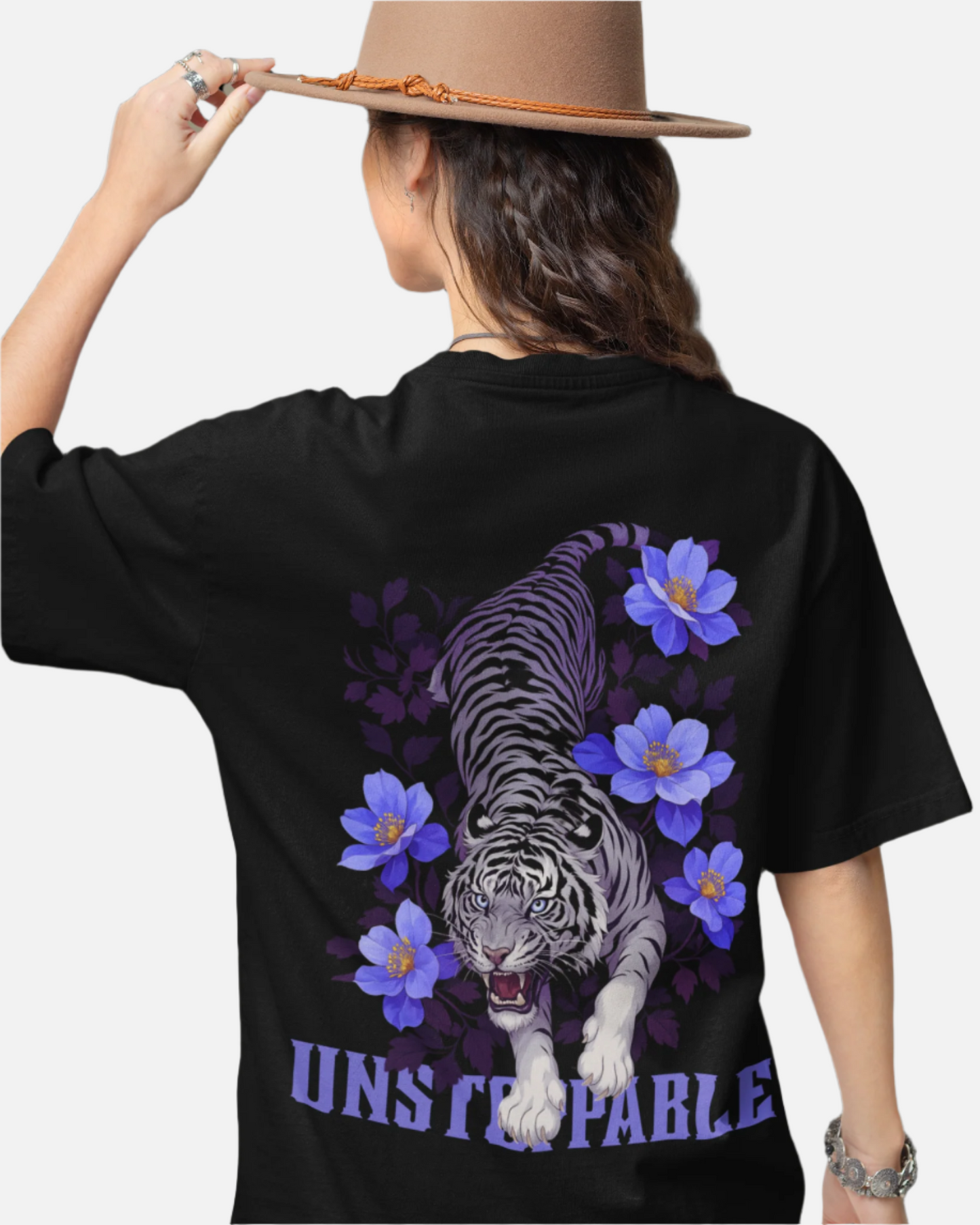 Unstoppable Black Oversized T-shirt