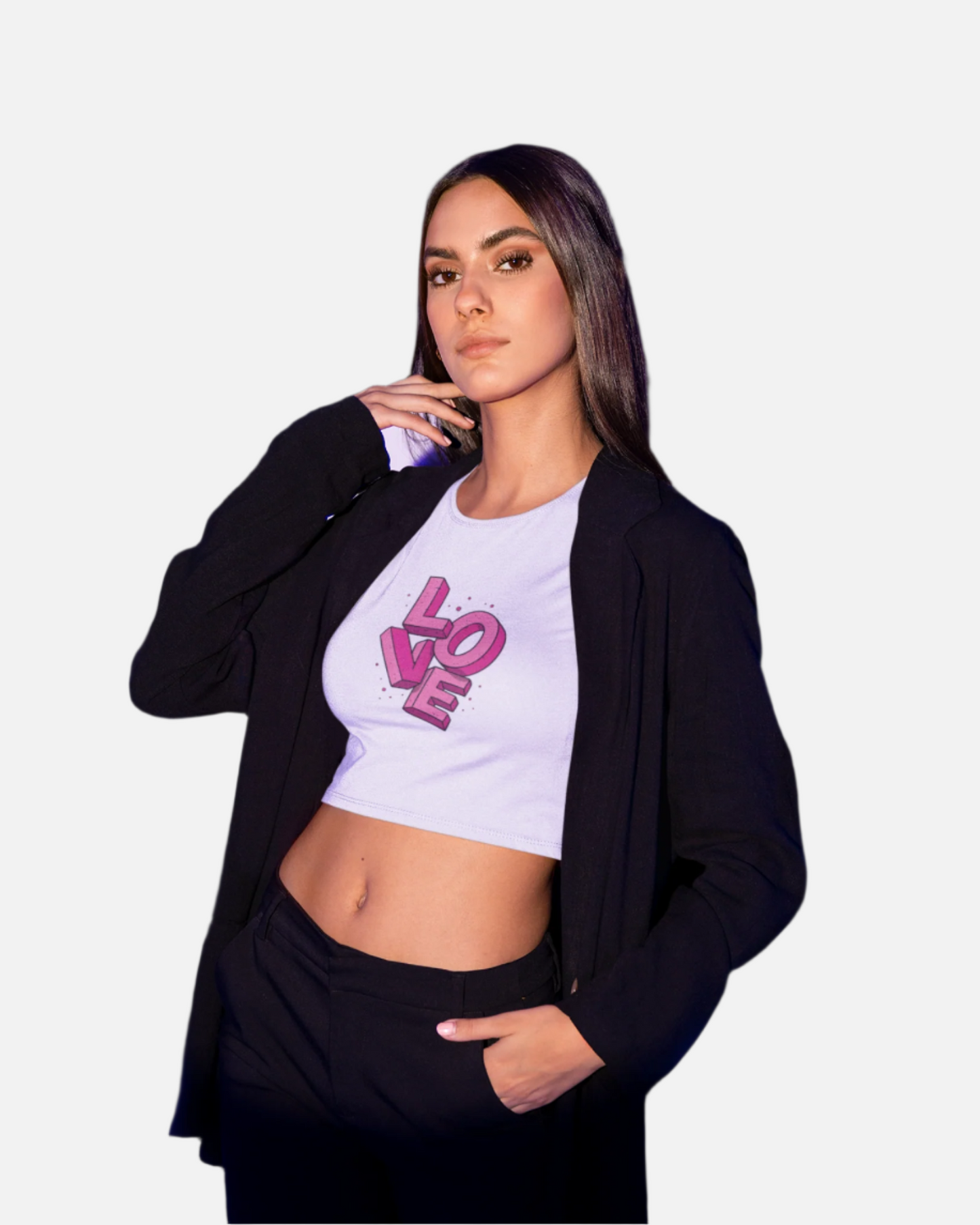 Love Crop Top