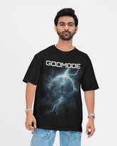 Godmode Black Oversized T-shirt