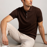 Coffee Brown Polo T-shirt