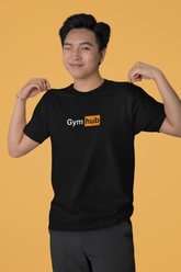 Gym Hub Black Regular T-shirt
