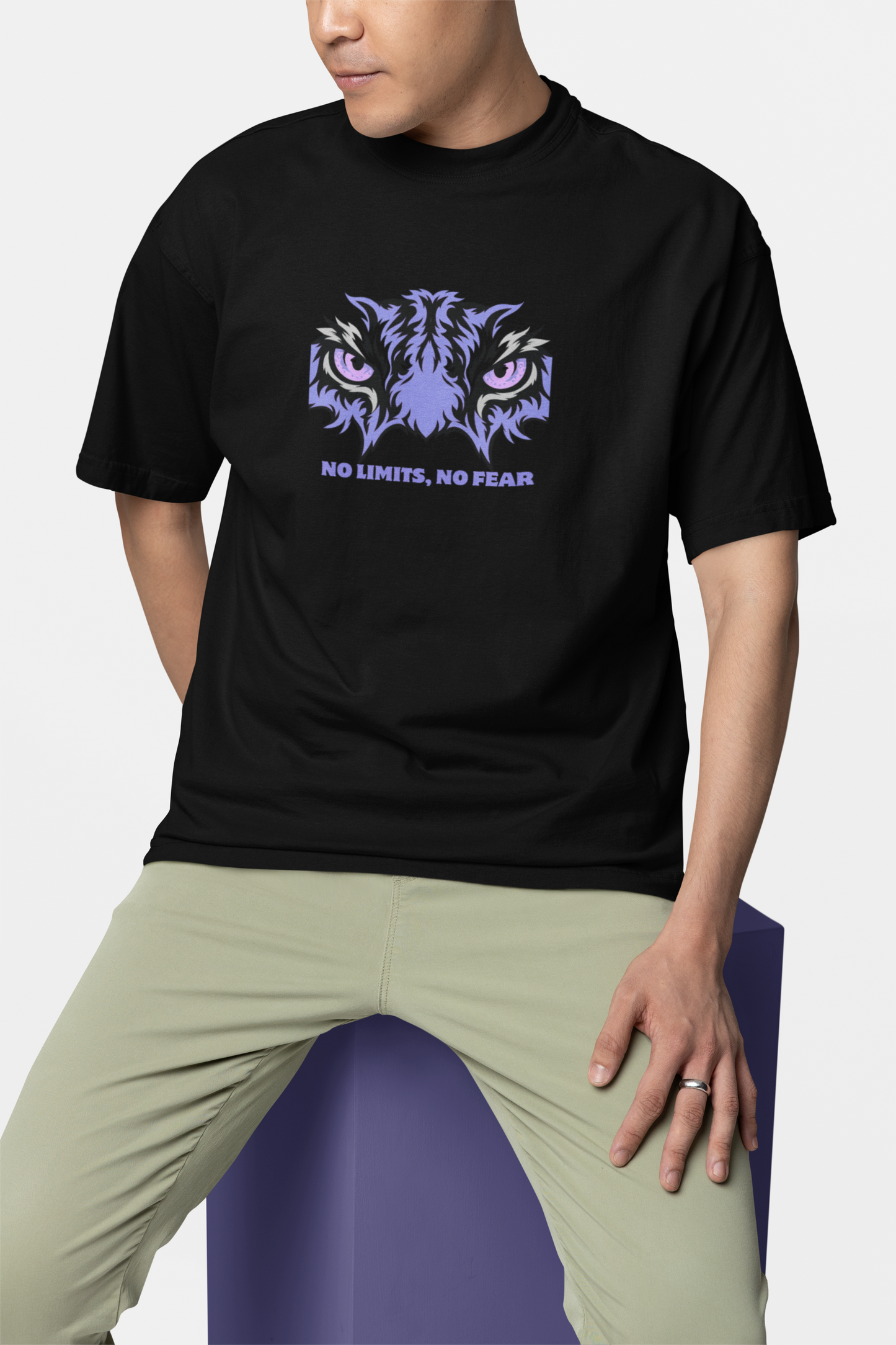 Unstoppable Black Oversized T-shirt