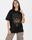 Chaos Black Oversized T-shirt