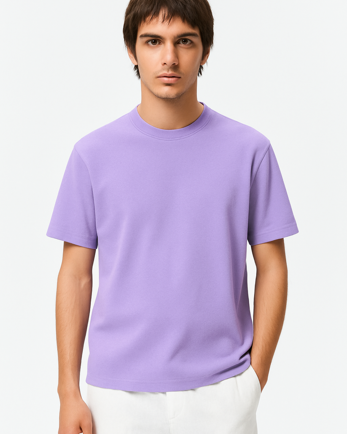 Everyday Oversized Tee- Lavender