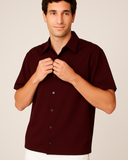 Maroon Oversized Shirt