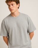 Everyday Oversized Tee- Grey Melange
