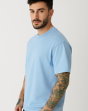 Everyday Oversized Tee- Baby Blue
