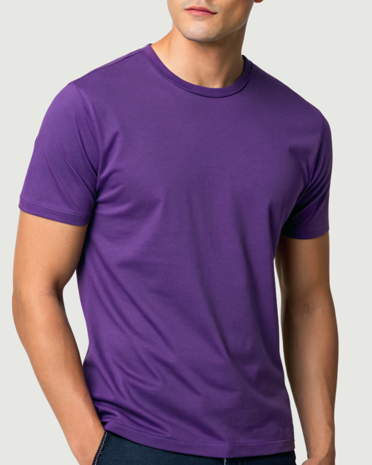 Purple Regular Fit T-shirt
