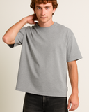 Everyday Oversized Tee- Grey Melange