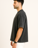 Black Acid Washed Oversized T-shirt