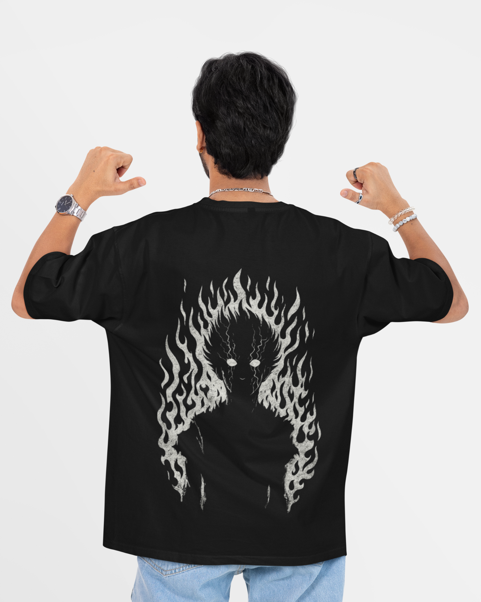 Mob Mode Black Oversized T-shirt