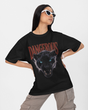Dangerous Black Oversized T-shirt