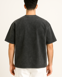 Black Acid Washed Oversized T-shirt
