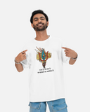 Mahadev White Oversized T-shirt