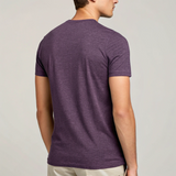 Purple Melange Basic T-shirt