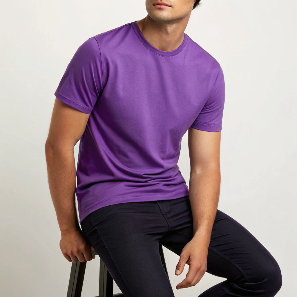 Purple Basic T-shirt