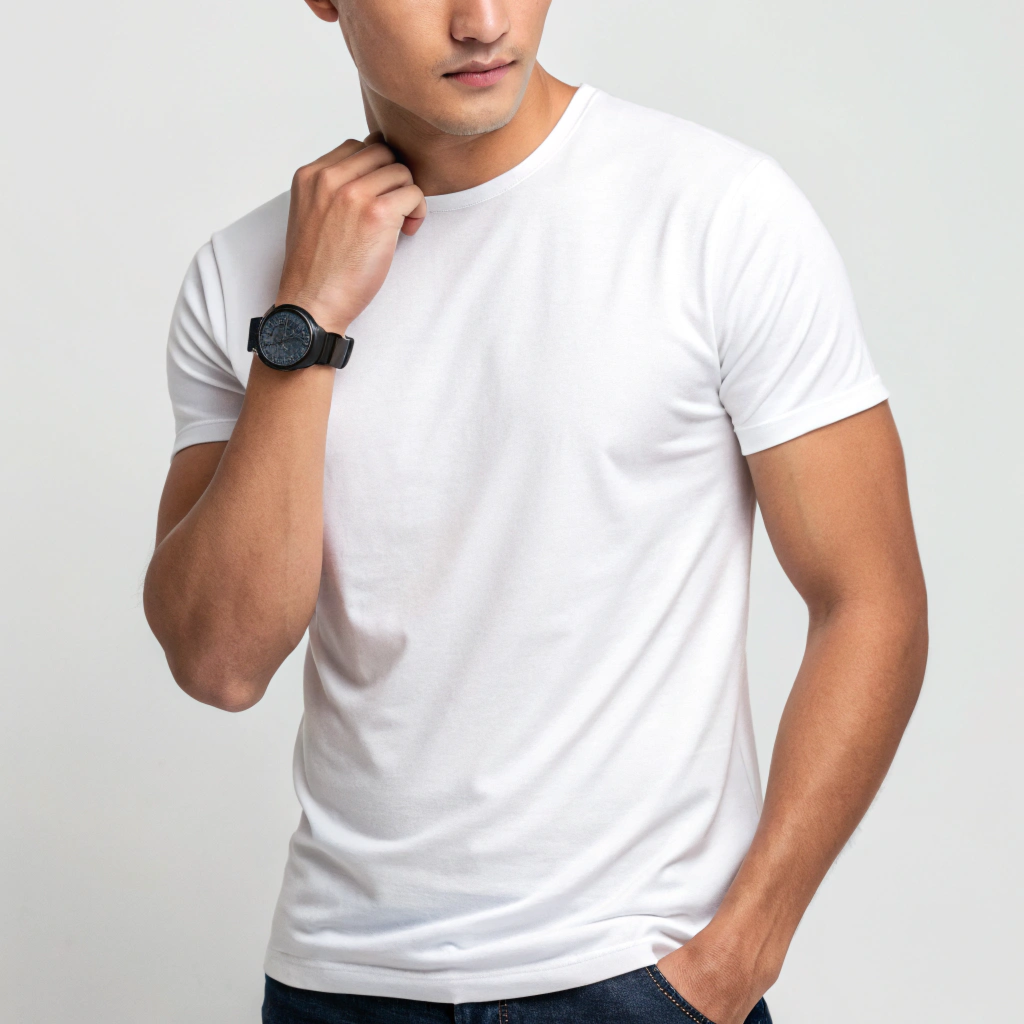 White Basic T-shirt