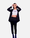 Star Girl White Crop Top