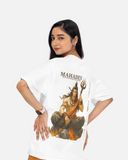 Mahadev White Oversized T-shirt