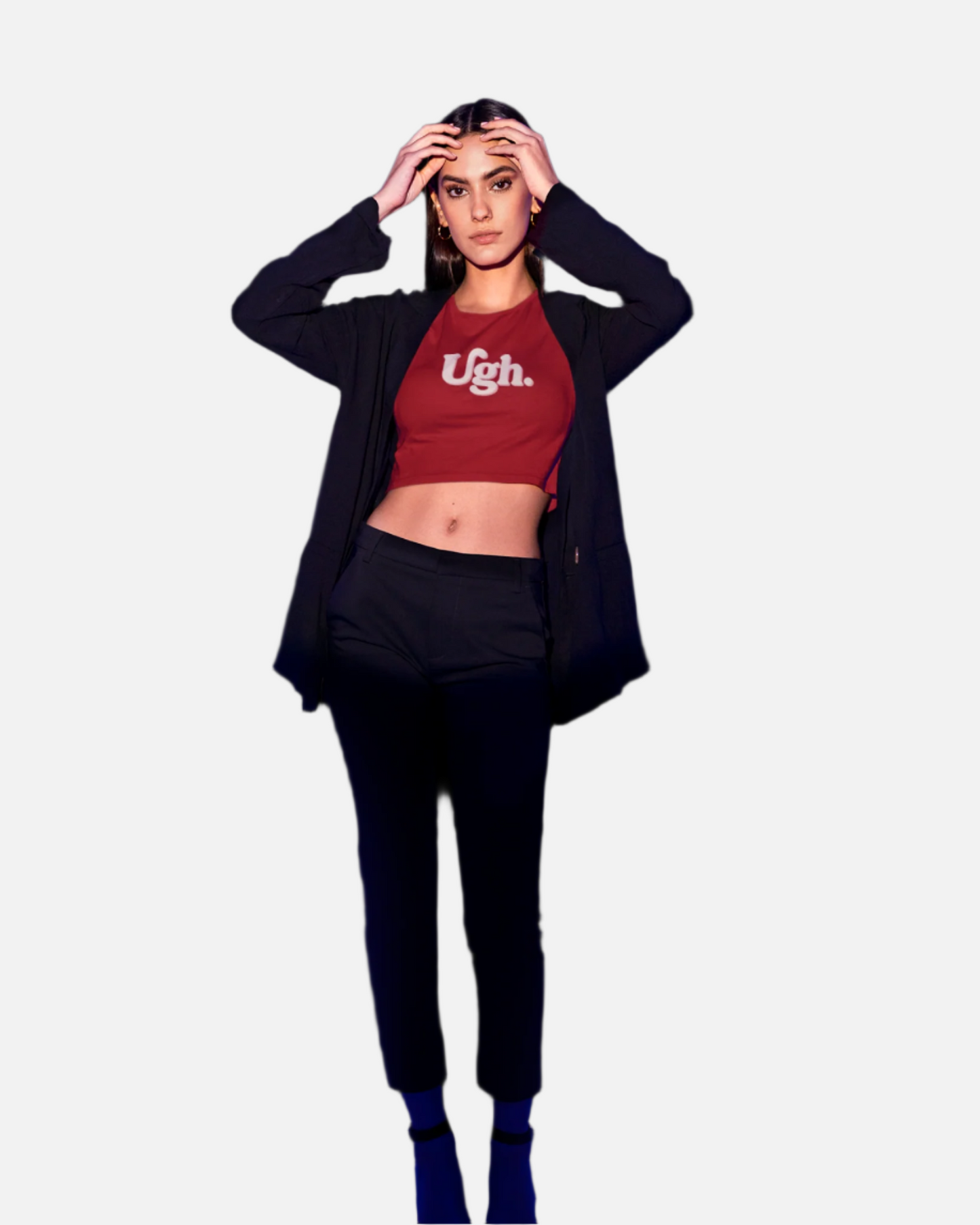 Ugh Red Crop Top