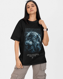 Strength Black Oversized T-shirt