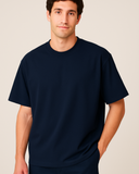 Everyday Oversized Tee- Navy Blue