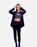 Ugh Navy Blue Crop Top