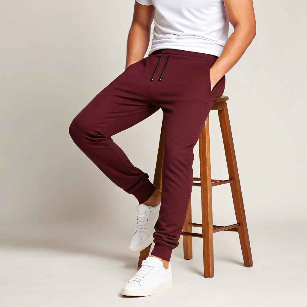 Everyday Comfort Joggers- Maroon