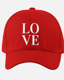 Love Red Baseball Cap