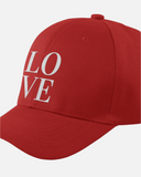 Love Red Baseball Cap