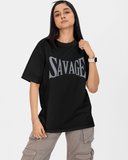 Savage Black Oversized T-shirt
