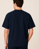 Everyday Oversized Tee- Navy Blue