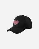 Love Black Baseball Cap