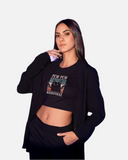 Pew Pew Black Crop Top