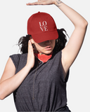 Love Red Baseball Cap