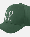 Love Bottle Green Baseball Cap