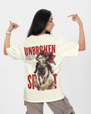 Unbroken Spirit Off White Oversized T-shirt