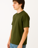 Everyday Oversized Tee- Olive Green