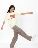 Unbroken Spirit Off White Oversized T-shirt