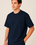 Everyday Oversized Tee- Navy Blue