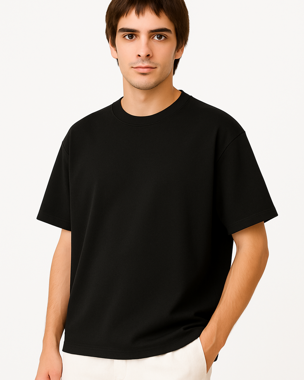 Everyday Oversized Tee- Black