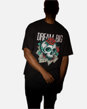 Dream Big Black Oversized T-shirt