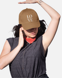 Love Khaki Baseball Cap