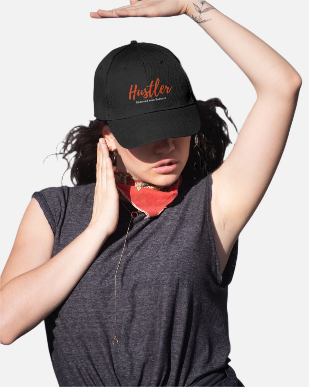 Hustler Black Baseball Cap