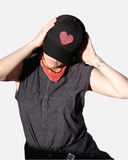 Love Black Baseball Cap